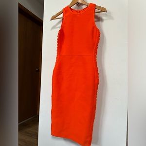 SUPER STRETCHY BODYCON DRESS WITH CUT OUT SIDES